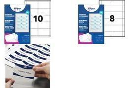Actual product image Avery Insertable labels