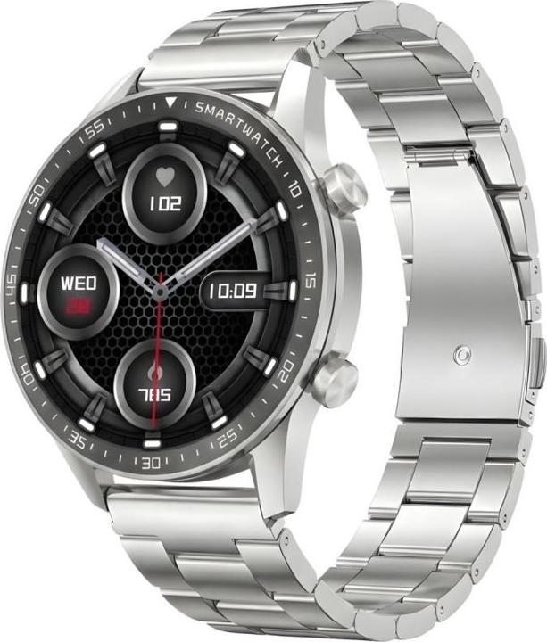 Actual product image Gravity Smartwatch Srebrny Bransoleta + Pasek GT10-6 (46 mm)