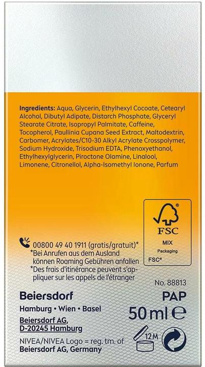 Actual product image NIVEA MEN Active Energy Face Cream (50 ml, Day cream)