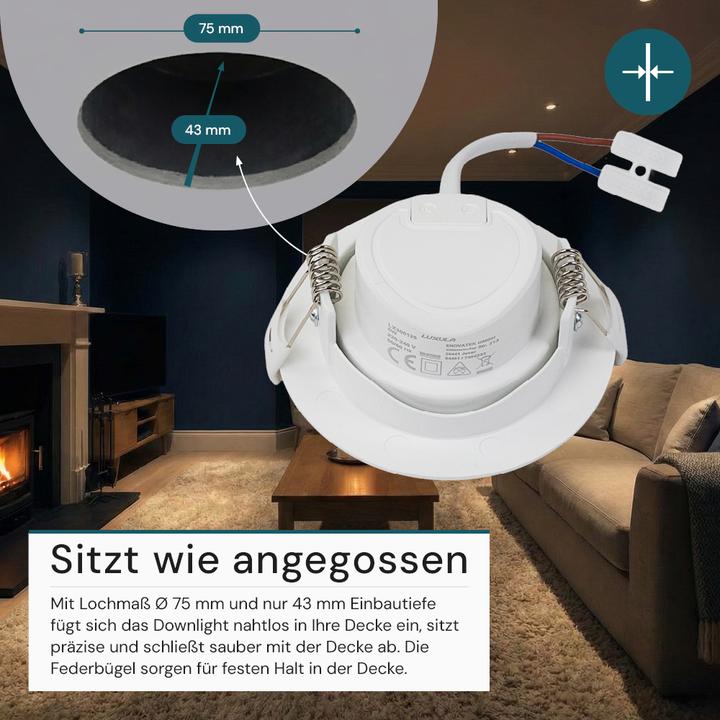 Produktbild Luxula LED Downlight (600 lm)