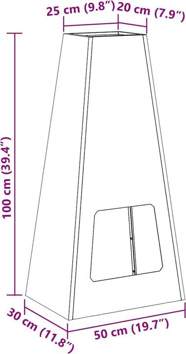 Produktbild VidaXL Feuerstelle
