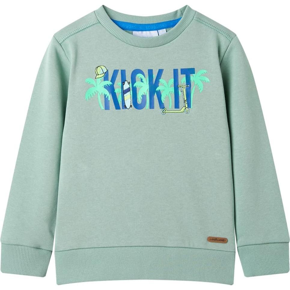 VidaXL, Jungen, Pullover, Janette, Grün, (92)