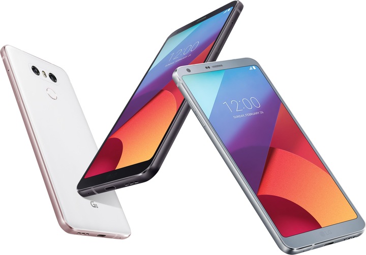 Actual product image LG G6 (64 GB, Ice Platinum, 5.70", Hybrid Dual SIM, 13 Mpx, 4G)