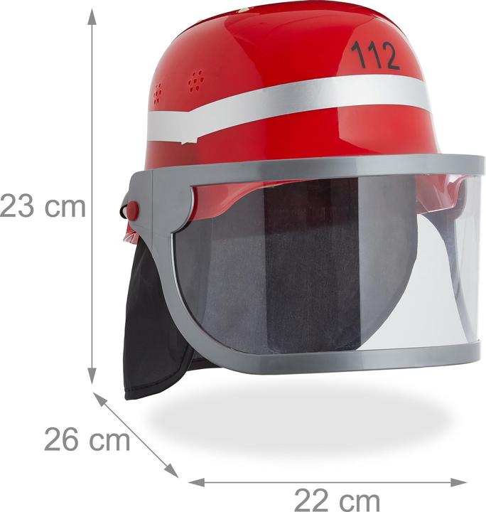 Immagine prodotto Relaxdays Casco da-pompiere