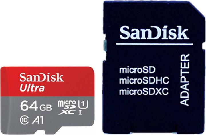 Produktbild SANDISK microSDXC Ultra Class 10 (64 GB, microSDXC, UHS-I)