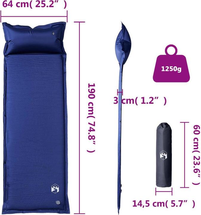 Actual product image vidaXL Isomatte