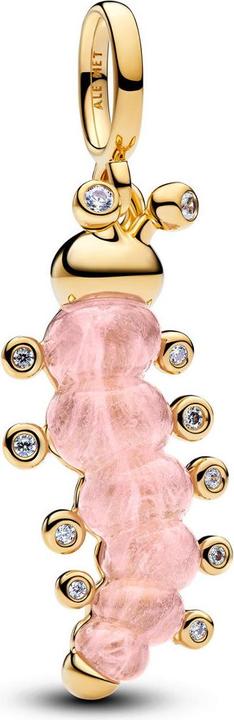 Image du produit Pandora Rosafarbene Raupe Charm (Métal)