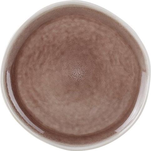 Domoletti Plate Rose velvet, Ø 20.3 cm, white/pink