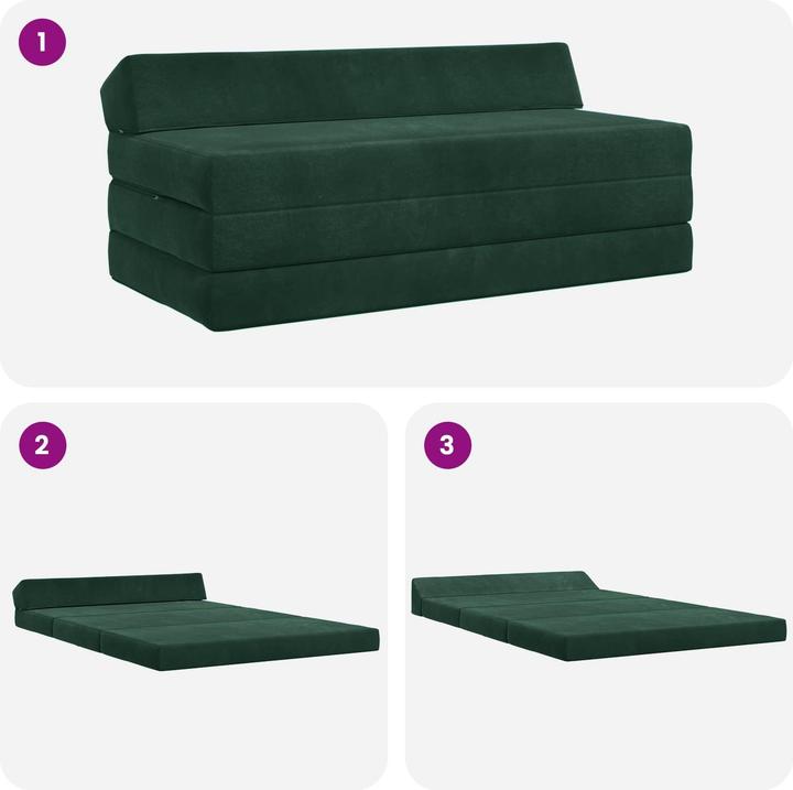 Produktbild vidaXL Klappbares Sofa
