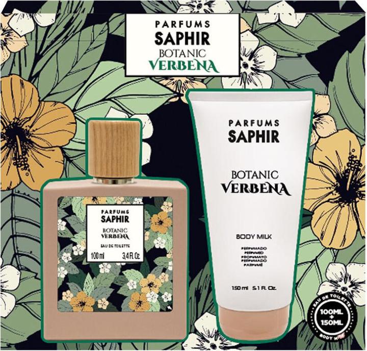 Produktbild Saphir Botanic Of Verbena Edt Spray 100 ml + Body 150 ml Sets