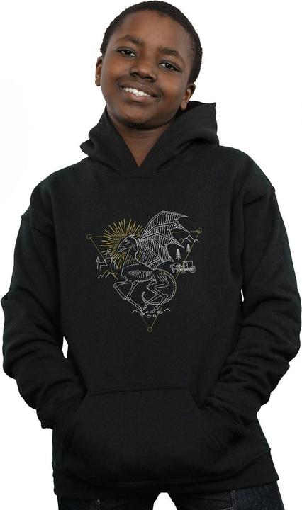 Produktbild Thestral Line Art Kapuzenpullover Jungen (128)