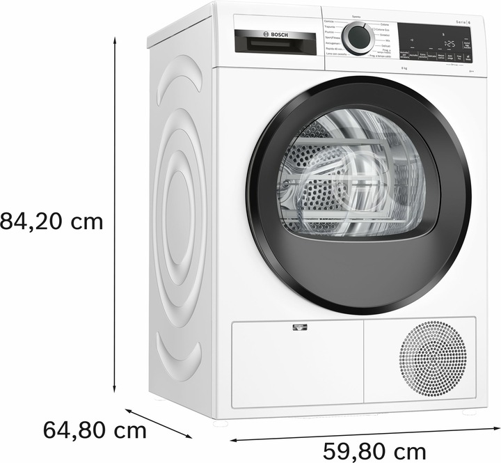 Actual product image Bosch Hausgeräte WQG23100IT (8 kg, Right)