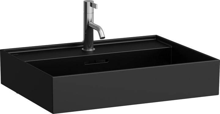 Produktbild Laufen Kartell Aufsatzwaschtisch 1 Hahnloch, mit Überlauf, Unterseite geschliffen, 600x460mm, H8163 (460 mm, 600 mm)