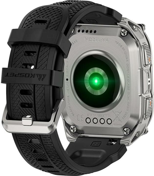 Actual product image Kospet Smartwatch Tank M4 Silber