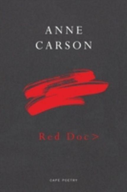 Produktbild Red.Doc (Englisch, Anne Carson, 2013)