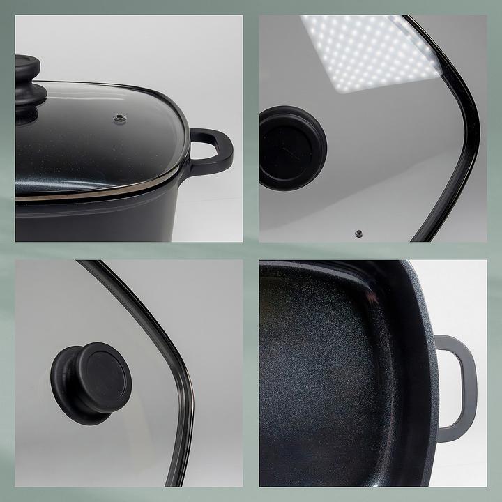 Produktbild Kela Quadratische Keramikschale + Deckel Atura (Bratpfanne, Aluminiumguss)