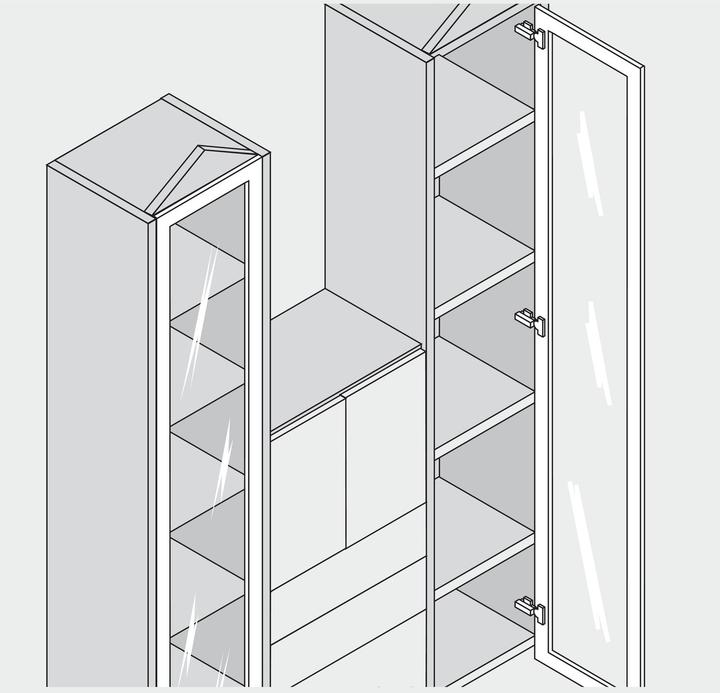 Produktbild Blum Topfbänder CLIP top Minischarnier