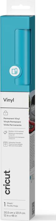 Immagine prodotto Cricut Vinylfolie Permanent 30.5 x 122 cm, 1 Stück, Hellblau