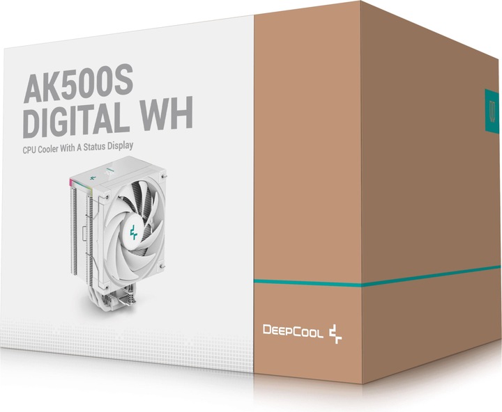Produktbild Deepcool AK500S DIGITAL WH (158 mm)