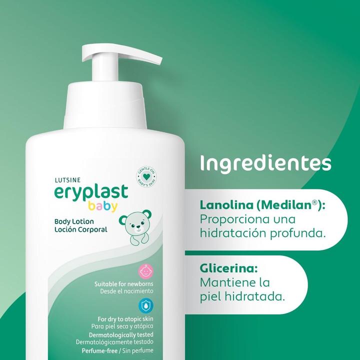 Actual product image Lutsine Eryplast Baby (Body lotion, 500 ml)