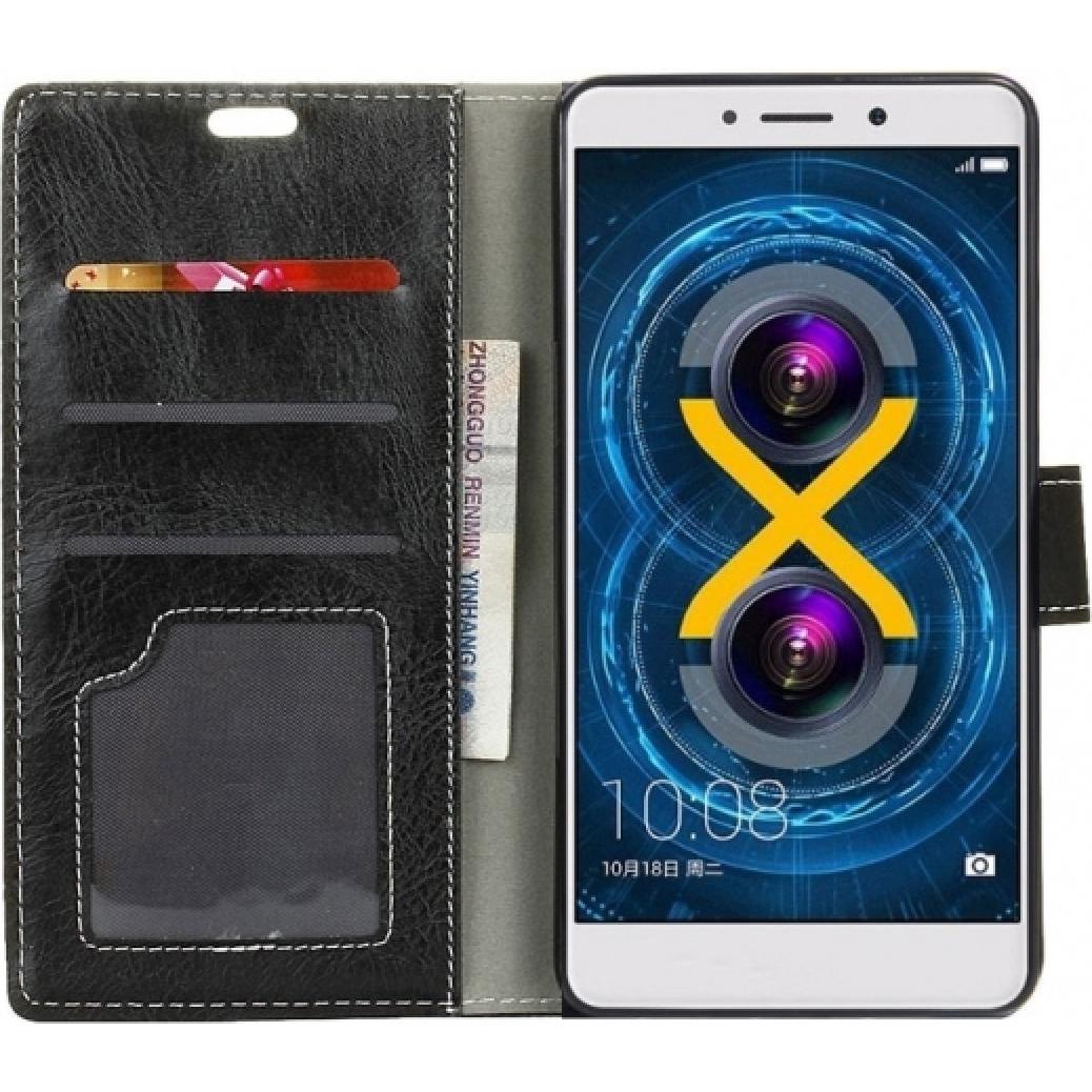 Thumbnail - Screenguard Honor 6X Leather Guard Lederhülle (Honor 6X), Smartphone Hülle, Schwarz