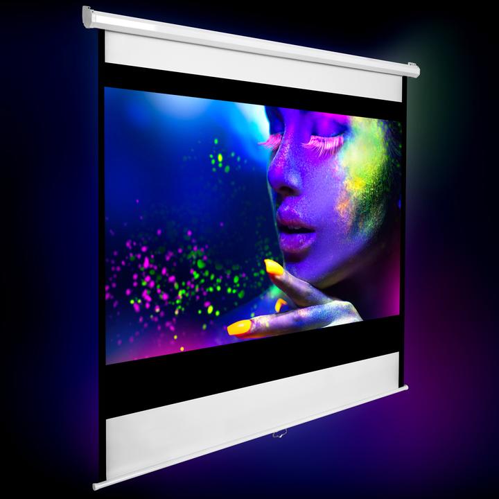 Actual product image tectake Rollo Beamer Screen (84.25", 1:1)