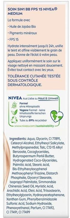 Produktbild NIVEA 5in1 Tagespflege BB Mittel (50 ml)