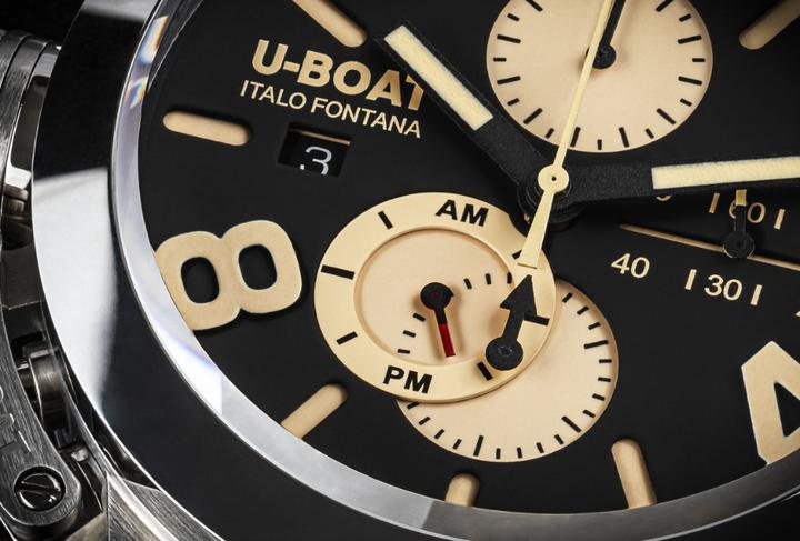 Actual product image U-Boat Classico (Analogue wristwatch, Swiss made, Chronograph, 45 mm)