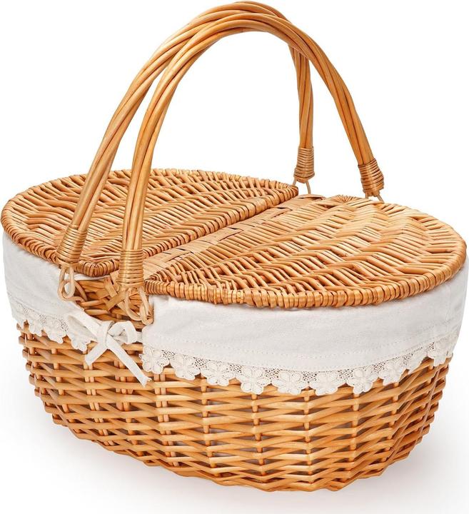 Zormy Picknickkorb mit herausnehmbarem Einsatz