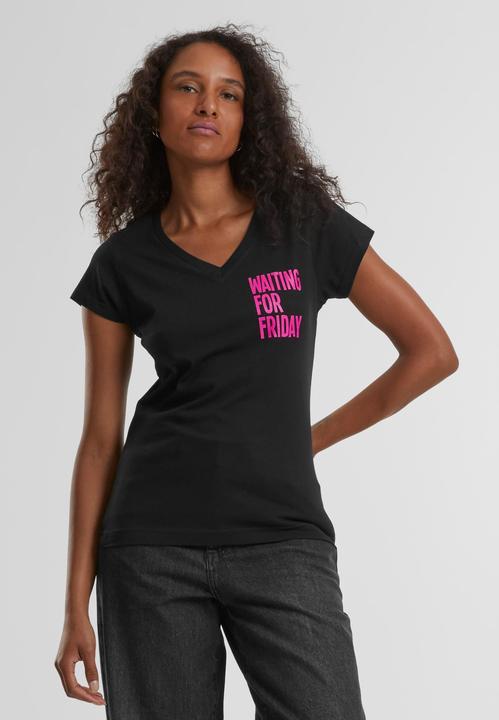 Actual product image Mister Tee Ladies Waiting For Friday Box Tee - 22285 (XS)