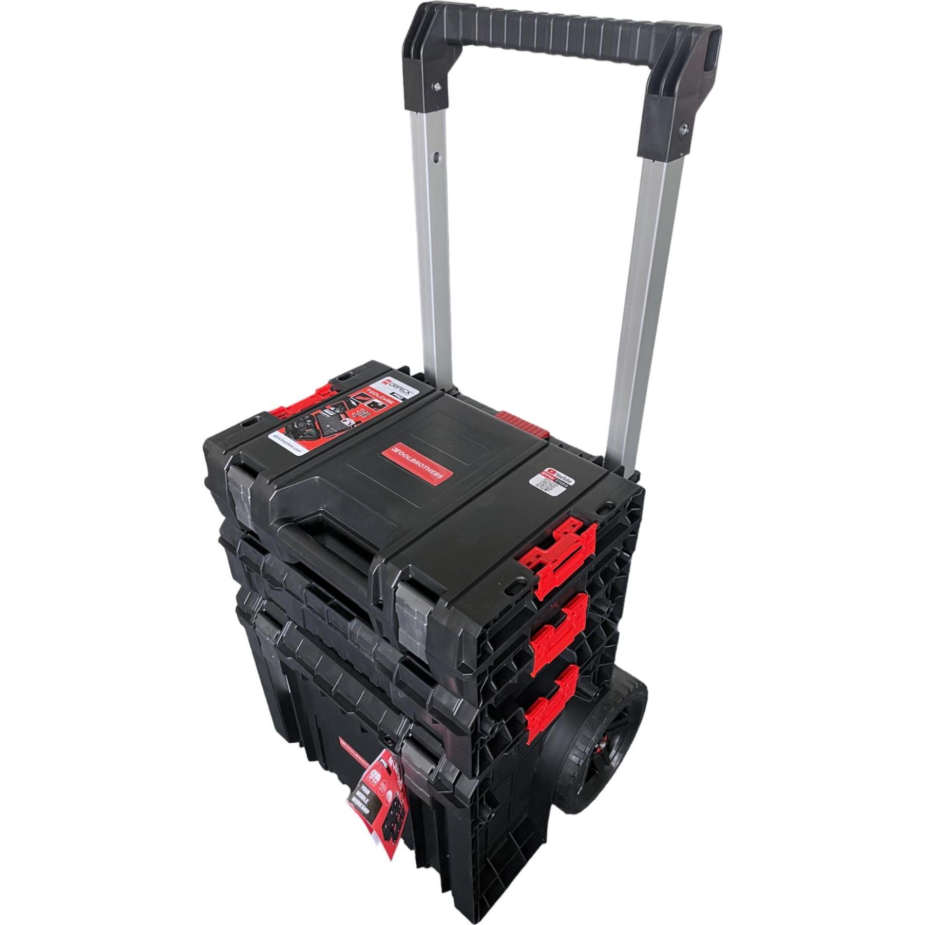 Qbrick, Werkzeugkoffer, System PRO Set 7 2.0 Plus Werkzeugwagen Set + PRO Toolcase + PRO Box 130 2.0 + PRO Cart 2.0