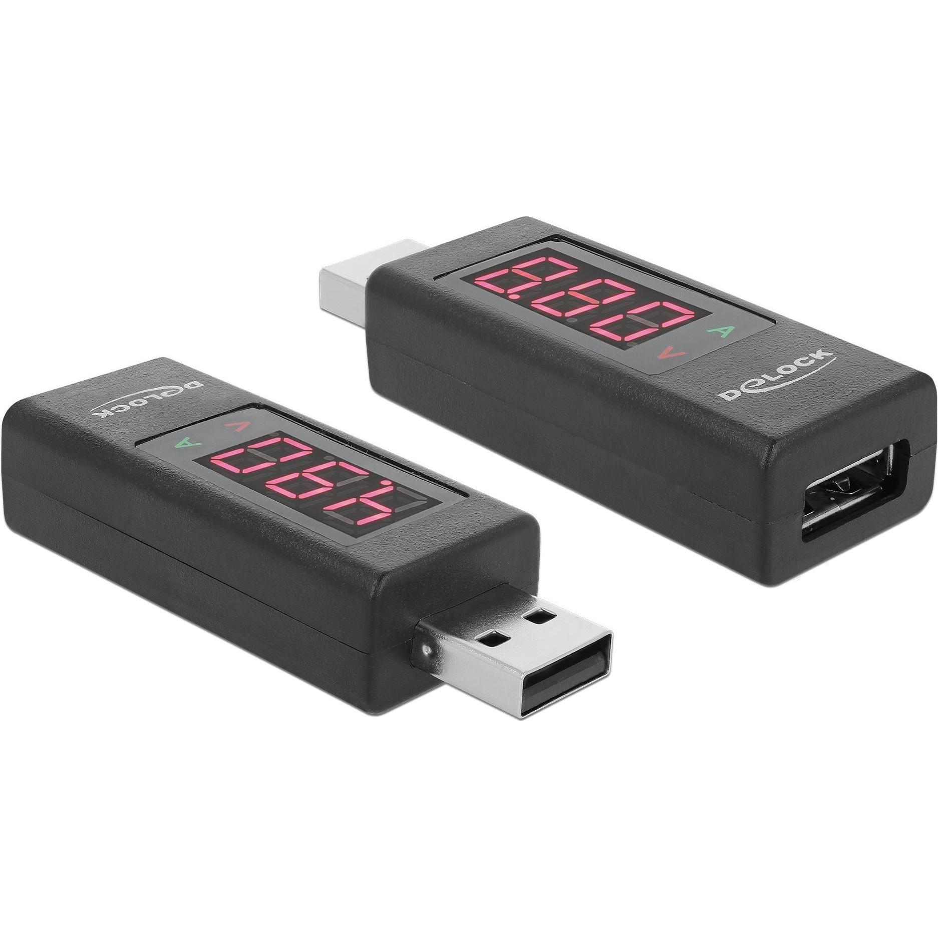 Thumbnail - Delock USB 2.0 zu (USB 2.0, 2.20 cm), Data + Video Adapter, Schwarz