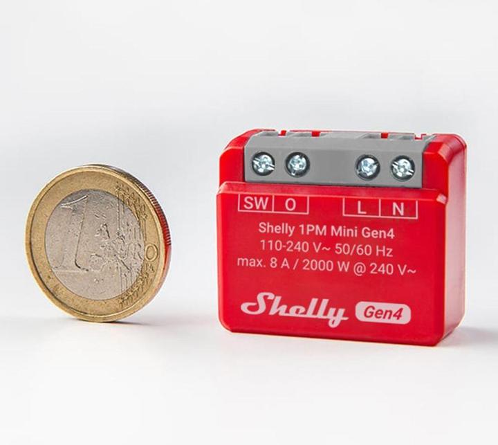 Actual product image Shelly 1PM Mini Gen4 (Switch actuator)