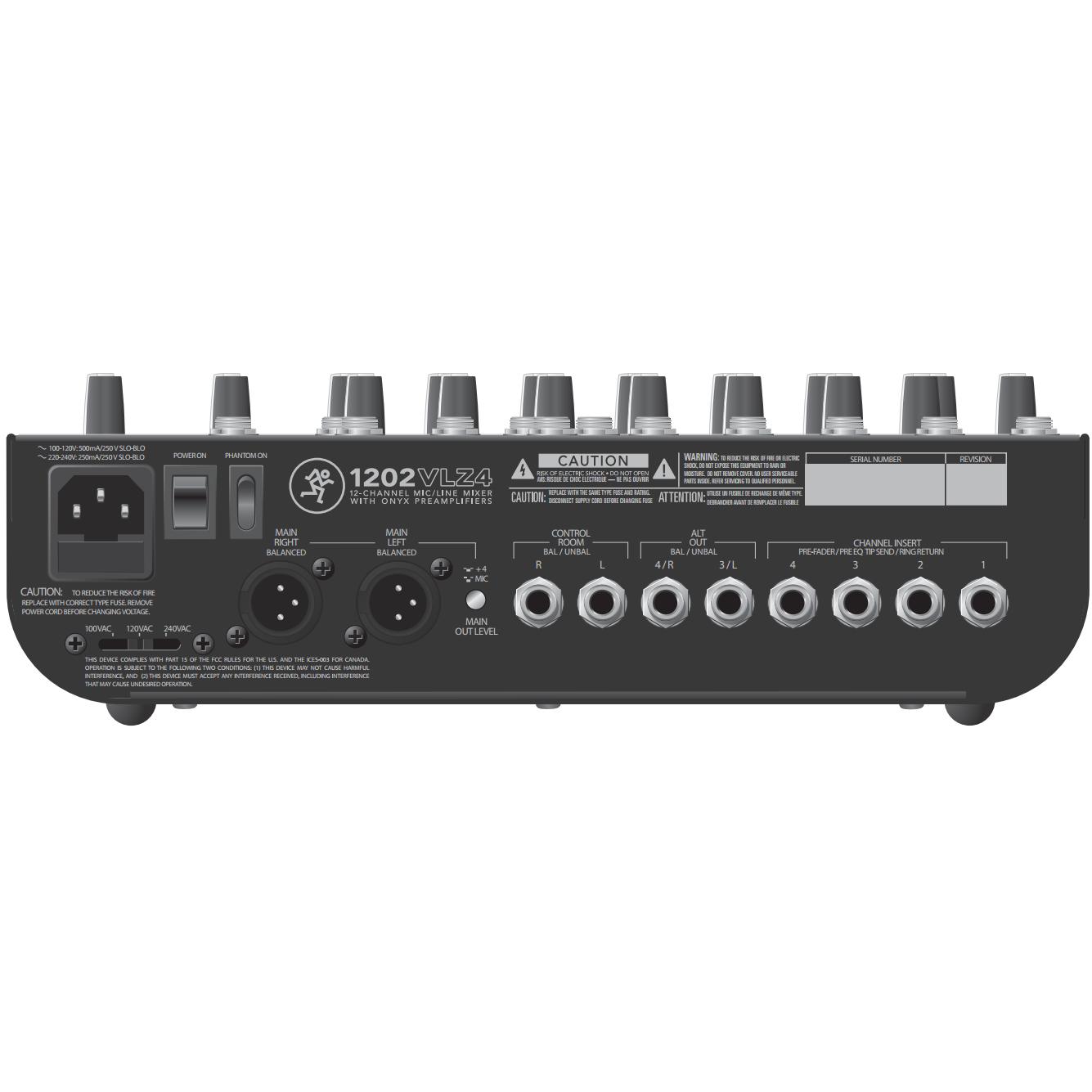 Thumbnail - Mackie 1202VLZ4 DJ-Mixer (Studio- und Livemixer), Mischpult