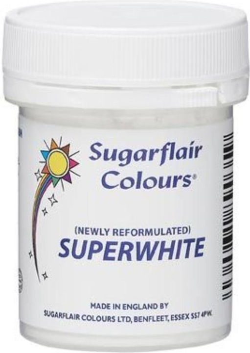 Actual product image Sugarflair Superwhite Icing Whitener 20g