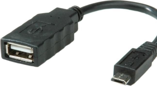 Produktbild Roline A zu Micro B (0.15 m, USB 2.0)