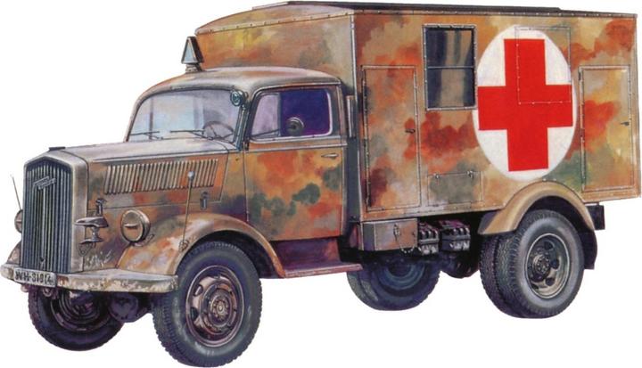 Actual product image Italeri Kfz.305 Ambulance