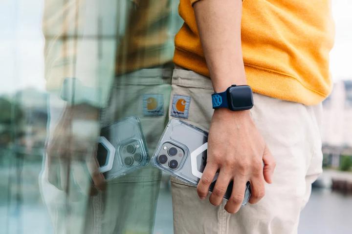 Actual product image UAG Civilian Strap- Apple Watch Ultra/42/44/45mm- olive drab- (Silicone)
