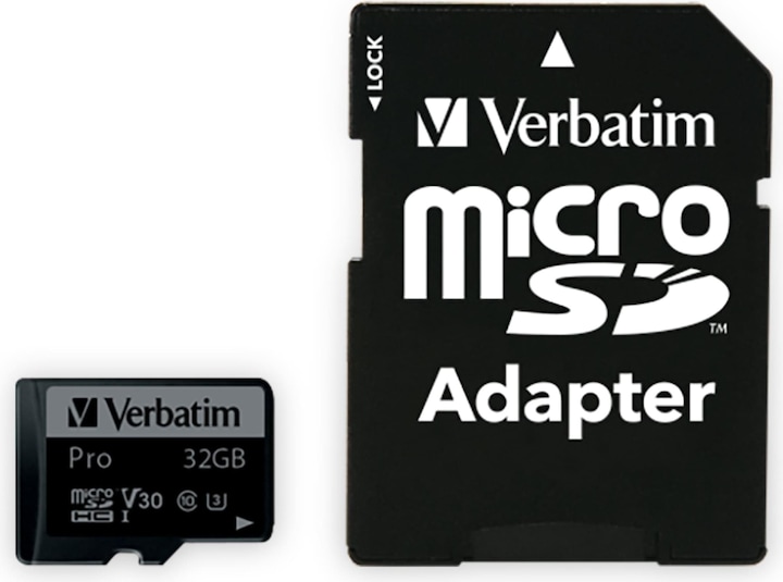 Verbatim Pro (32 GB, microSDHC, U3, UHS-I)