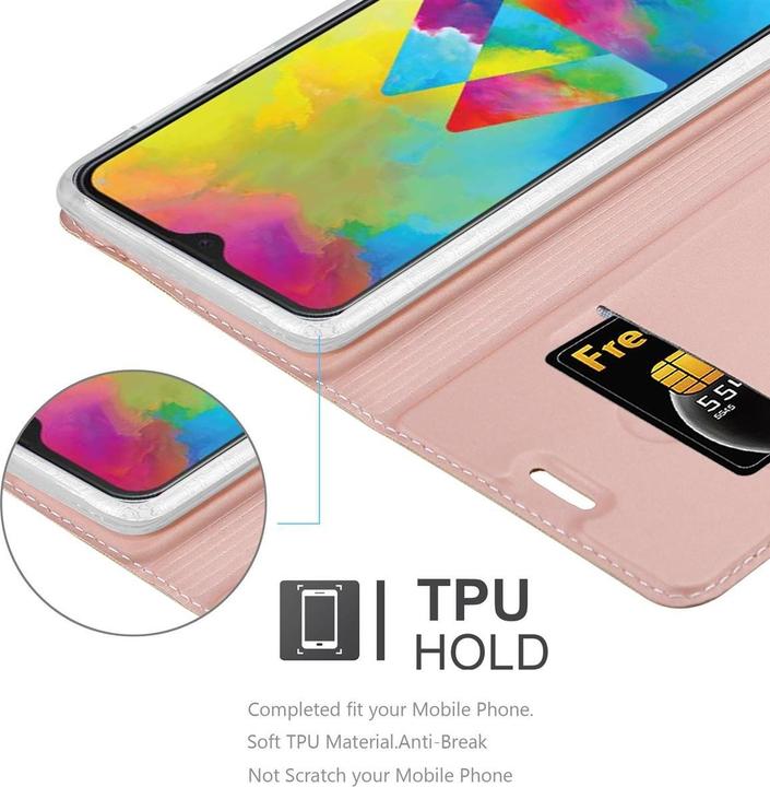 Actual product image Cadorabo Book Classy Style Cover (Samsung Galaxy M30s, Samsung Galaxy M21)