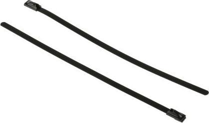 Actual product image RS PRO Cable tie stainless steel S/S 150x4,6mm (Metal cable ties, 150 mm, 100 pcs.)