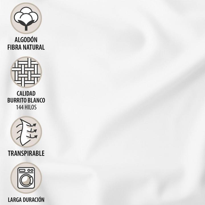 Productafbeelding Blanco Set Biancheria da Letto in Flanella Burrito (Beddengoed set, 200 cm)