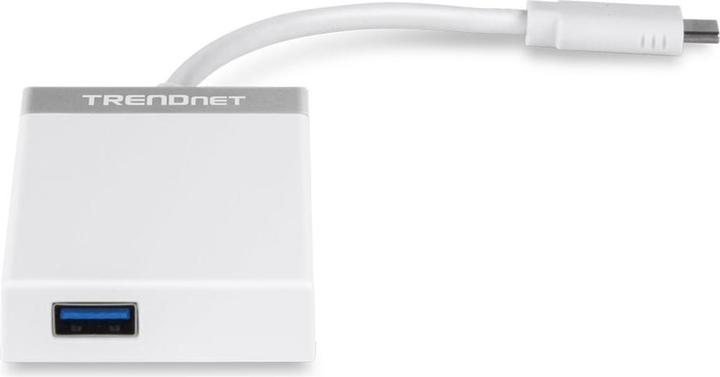 Actual product image Trendnet USB-HUB 4-port USB3.0 ultra-mini hub and USB-C (USB-C, 4 Ports)