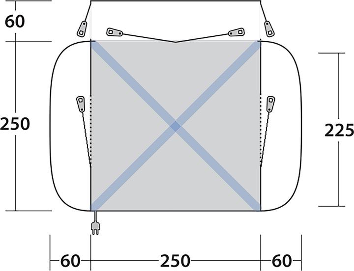 Produktbild Outwell Buszelt Daytona Air (Vorzelt, 15 kg, 3 Personen)