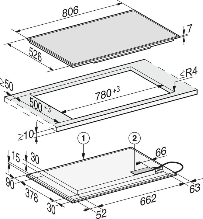 Produktbild Miele KM 7575 FR 11153230