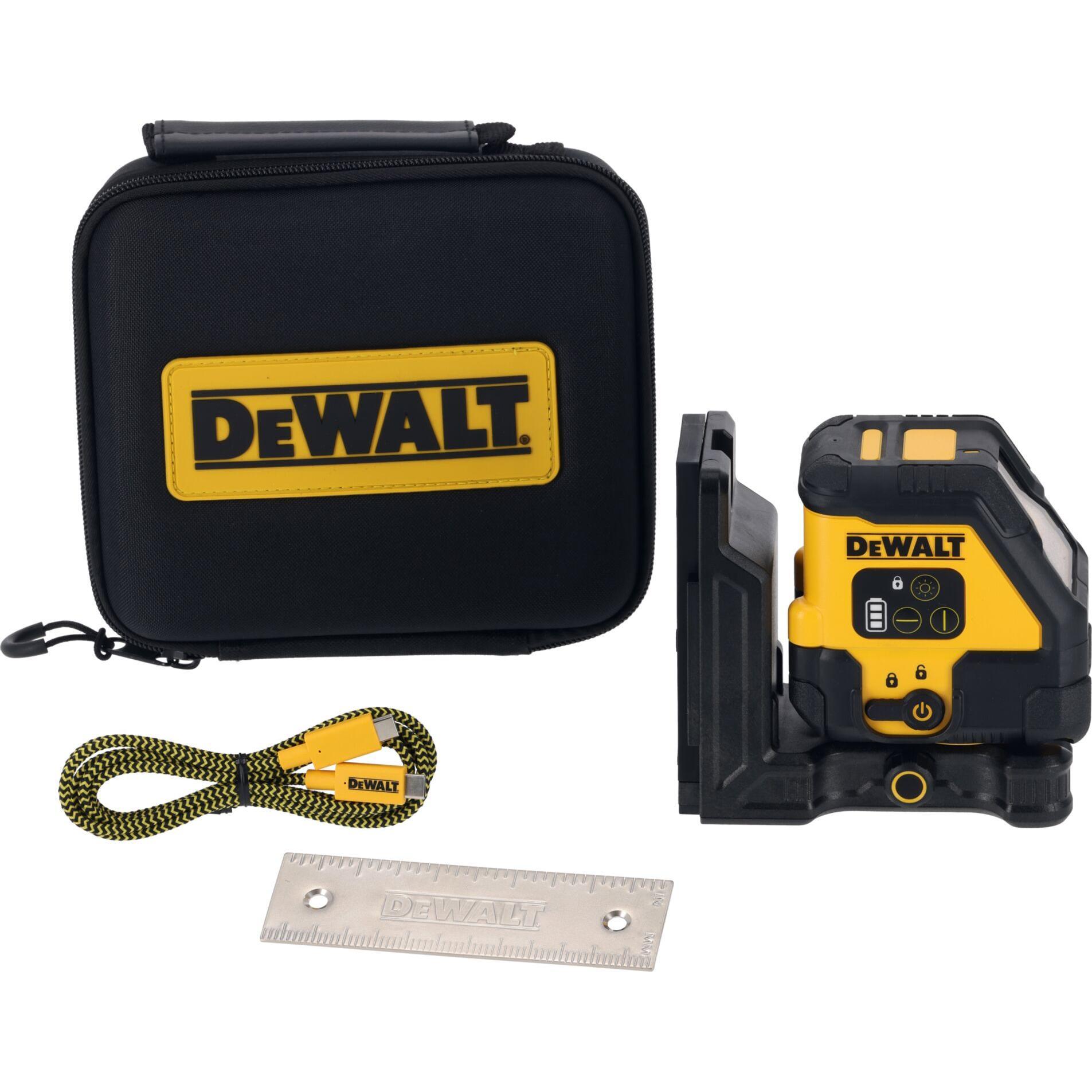 DeWalt, Laser lineare, Linienlaser mit integriertem Akku, rot