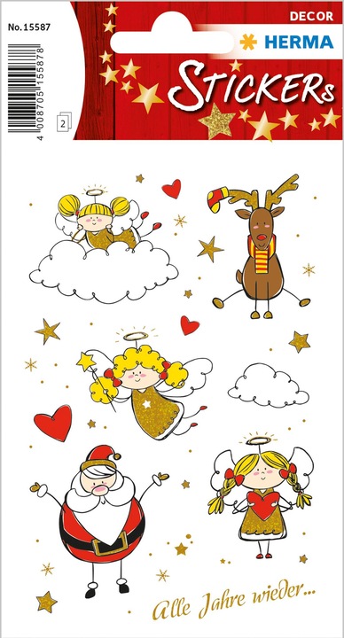 Actual product image Herma Christmas stickers
