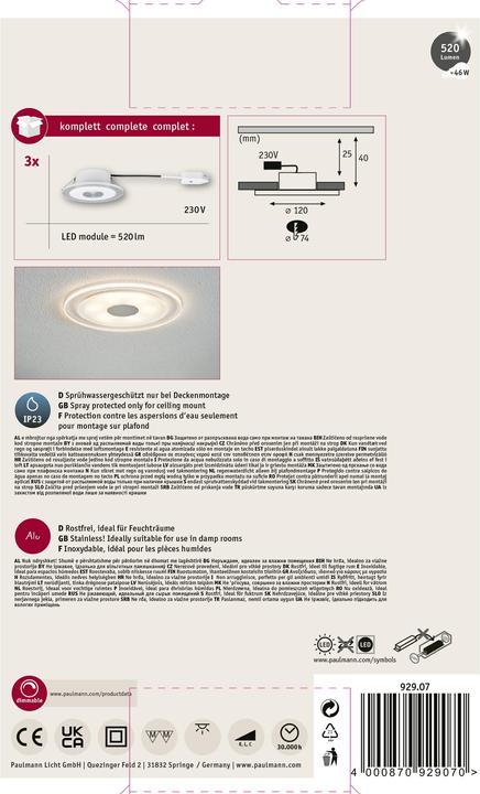 Immagine prodotto Paulmann Premium Whirl (600 lm)