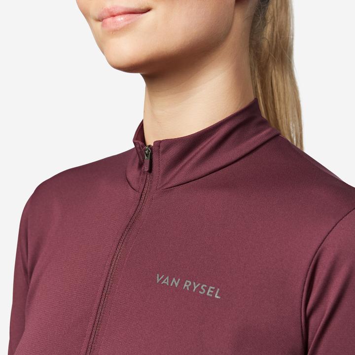 Image du produit Van rysel Maillot manches courtes vélo essential femme bordeaux (XS)