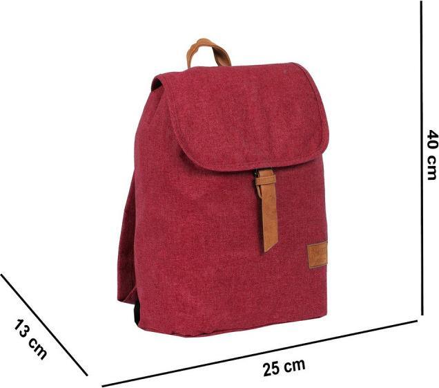 Actual product image New Rebels Heaven - Small Backpack 13L Burgundy (13 l)